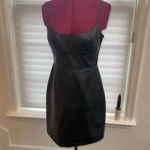 BCBGMAXAZRIA Faux Leather Dress